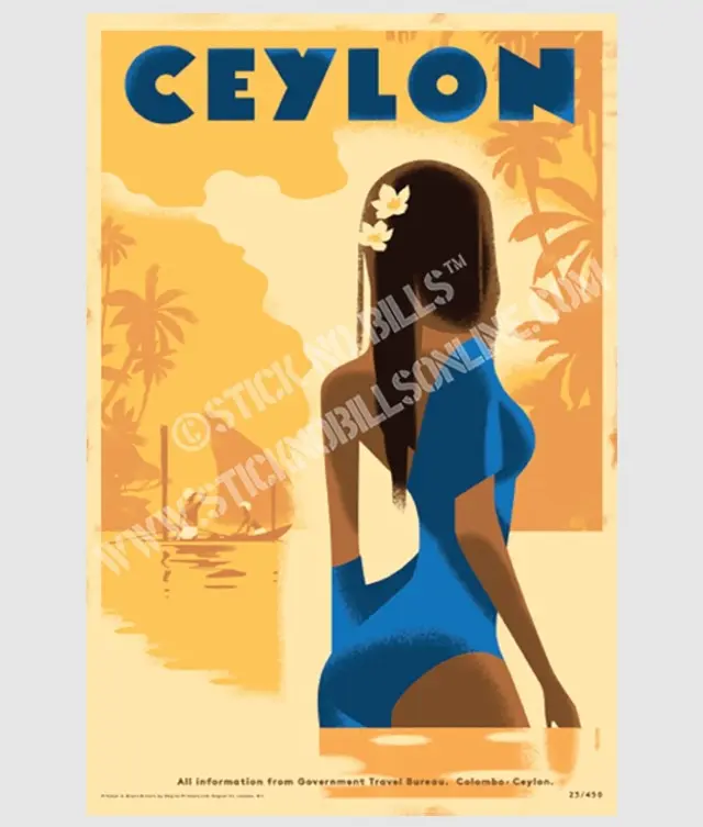 Ceylon (Just After Sunrise) – Nadeeshika | Unframed | A3 -