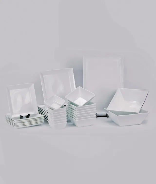 Dankotuwa Square Dinner Set | 35 Pieces - Dankotuwa