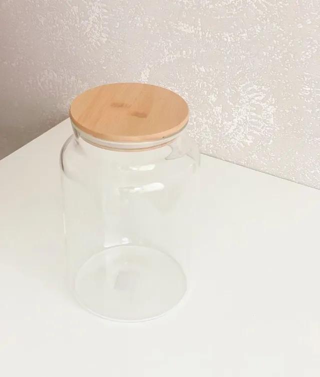 Round Glass Food Storage Vessel | 3000ml