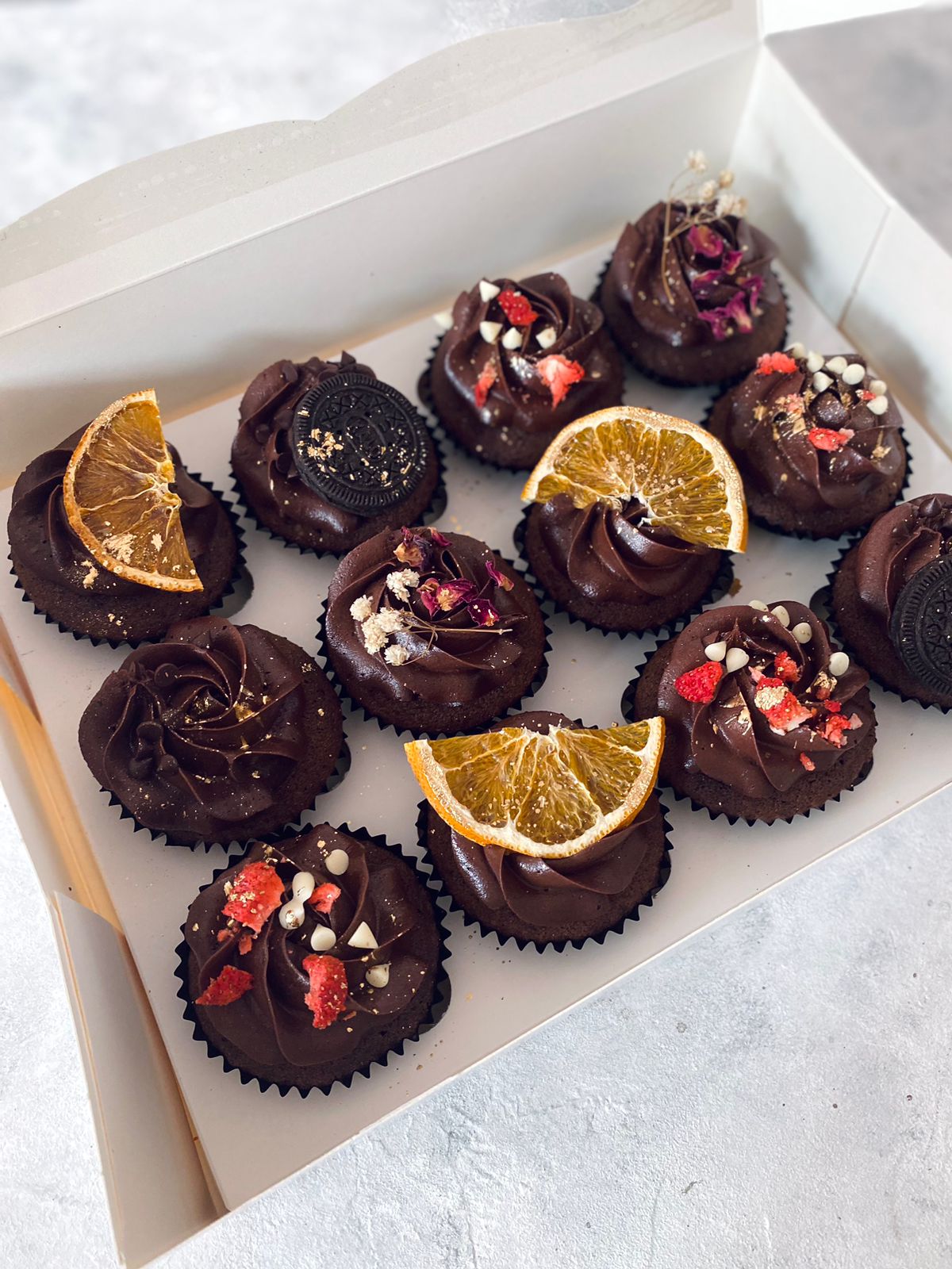Classic Chocolate Cupcakes | Box of 12 - Unavailable until 5th May